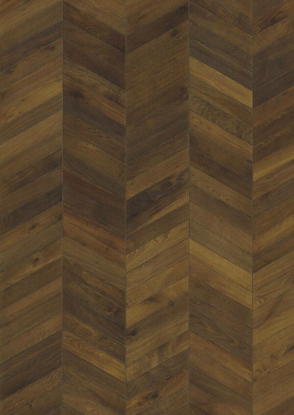 Kahrs Chevron Collection Oak Chevron Dark brown (Hongaarse punt)