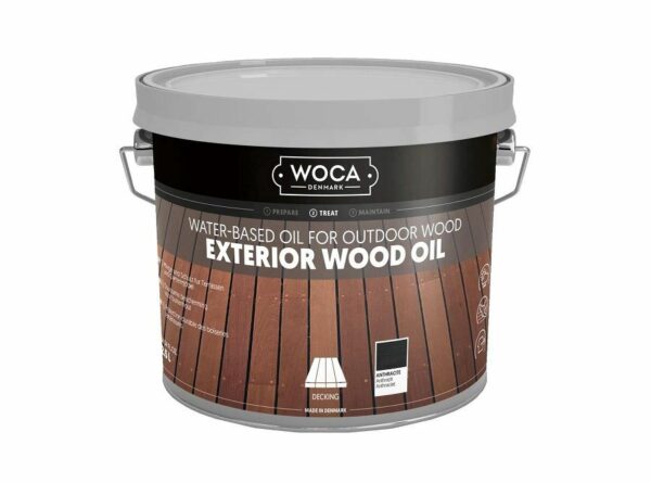 Woca Exterior Wood Oil Antraciet