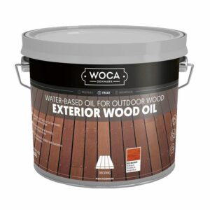Woca Exterior Wood Oil Roodbruin 2,5 ltr