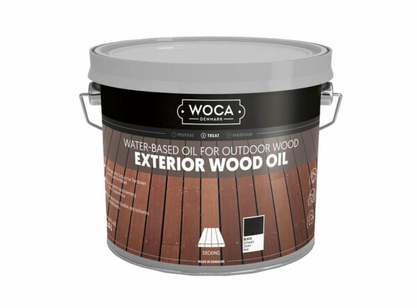 Woca Exterior Wood Oil Zwart