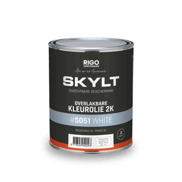 Rigostep Skylt Overlakbare kleurolie 2K wit #5051