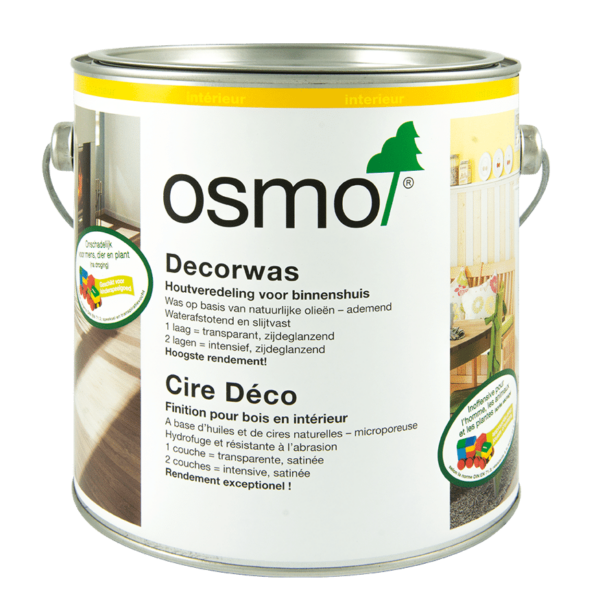 Osmo Decorwas Transparant 0,125L 3101, kleurloos