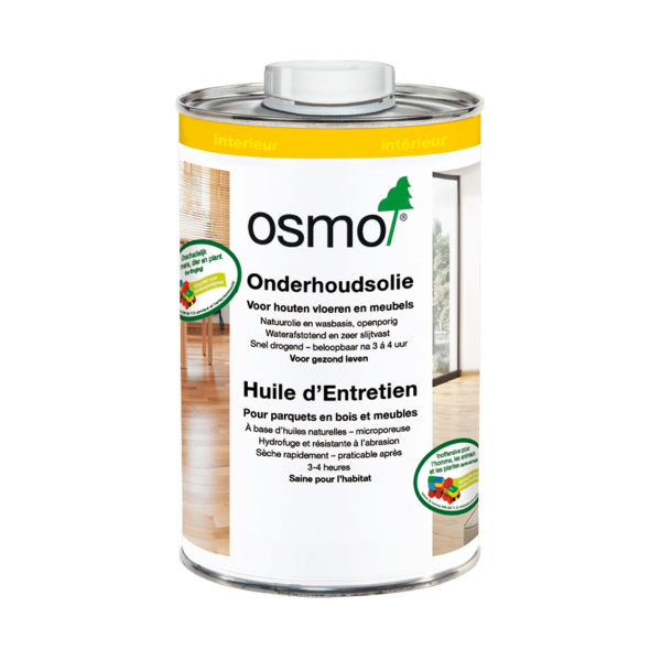 Osmo Onderhoudsolie 1L 3440, wit transparant