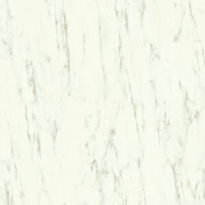 Quickstep Apha PVC Medium Tiles Wit Carrara-Marmer AVMT40136