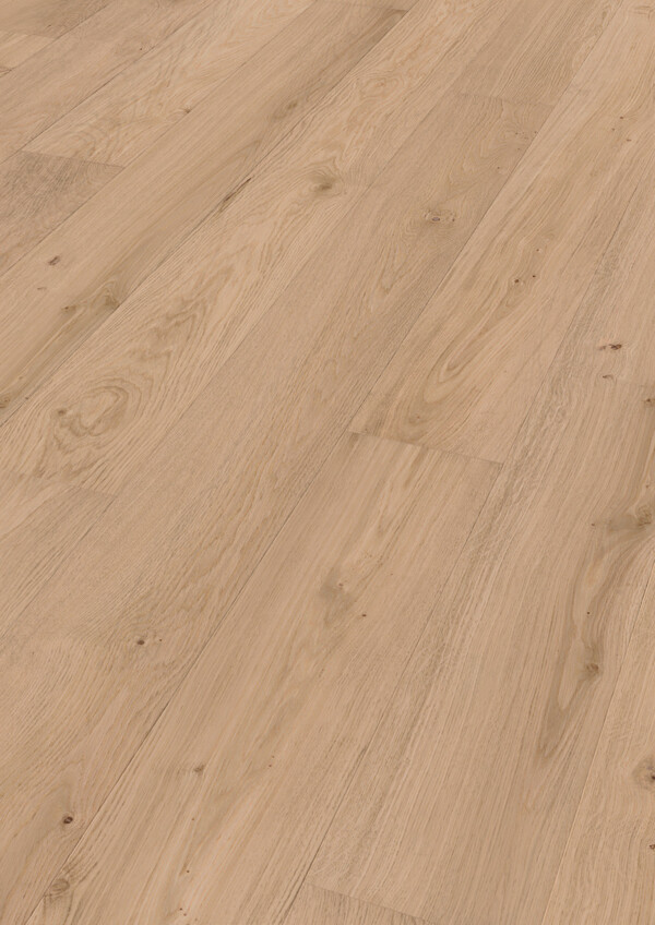Meister Lindura houten vloer HD 400 205 mm Eik levendig crème 8935