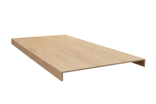 Floer Trap Overzettreden Grijsbeige Eiken Ondertrede